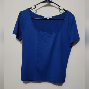 Love J Women's Deep Blue Short Sleeve Tee